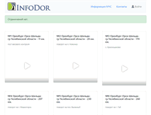 Tablet Screenshot of infodor.pro